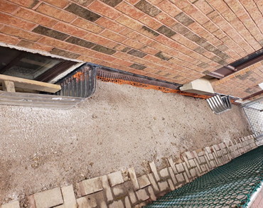 Window well waterproofing project